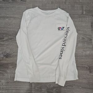 Vineyard Vines White Long Sleeve Shirt for Men